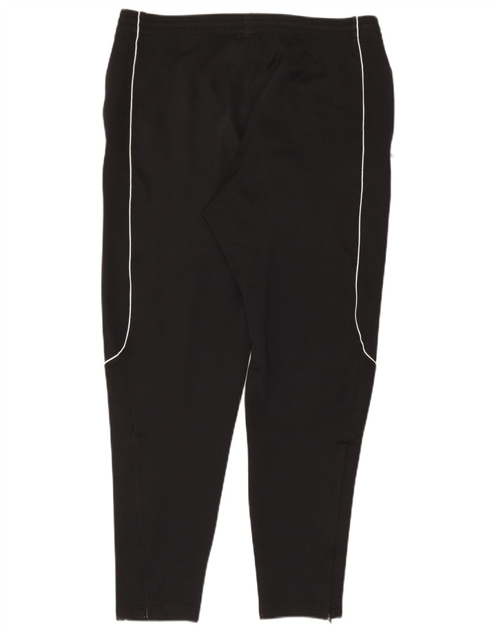 Adidas Herren-Trainingshose, groß, aus schwarzem Polyester