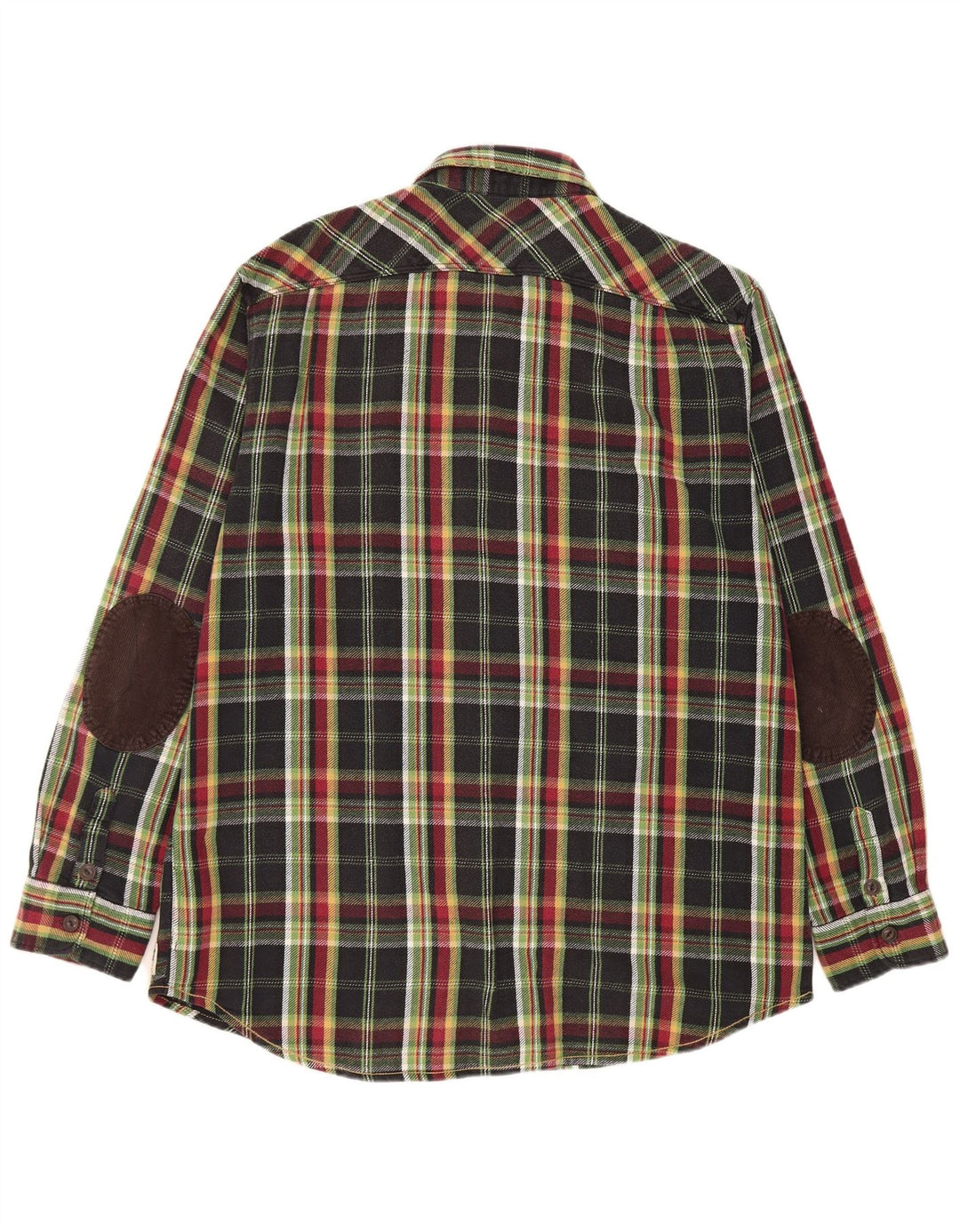 Marlboro Classics Herren kariertes Flanellhemd mit individueller Passform, 3XL, schwarz kariert