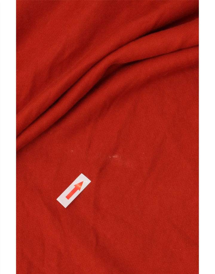 Marks & Spencer Herren-Sweatshirt-Pullover aus mittelroter Baumwolle