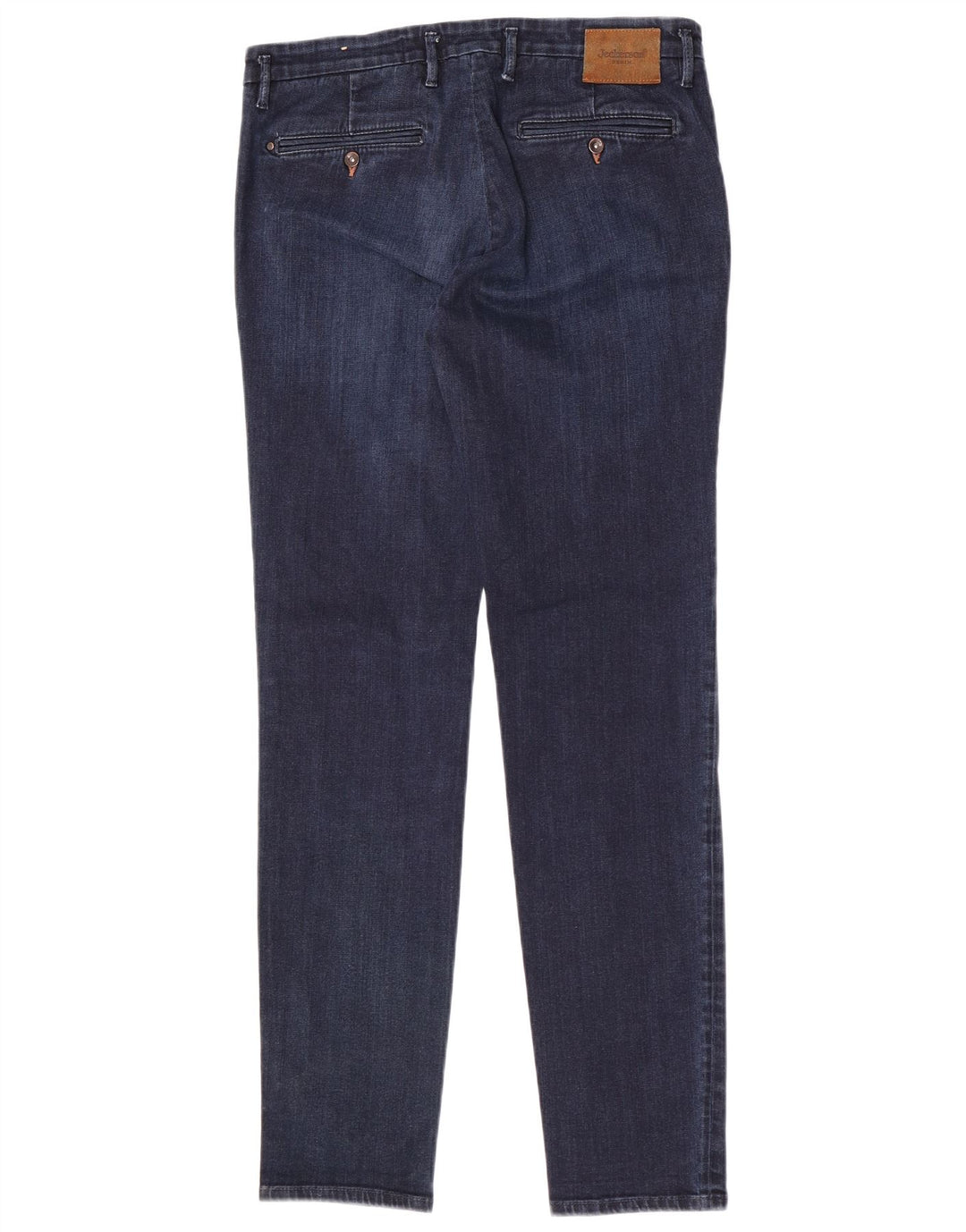Jeckerson Damen Slim Jeans W33 L33 Marineblaue Baumwolle
