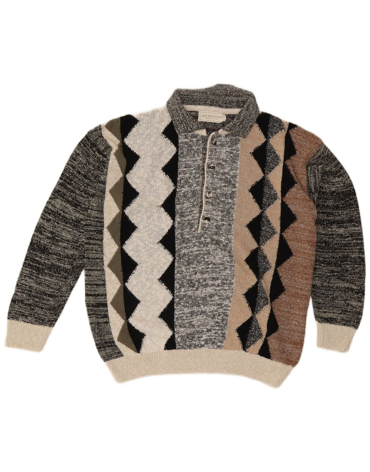 Jack Stone Herren Rollkragenpullover Pullover IT 50 Medium Mehrfarbig