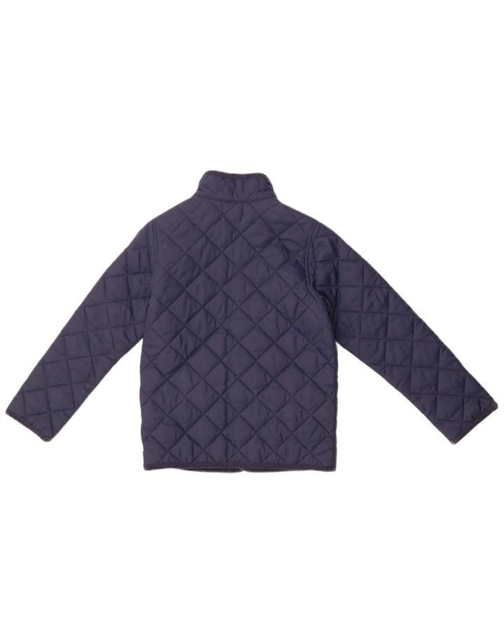 Benetton Damen Steppjacke UK 10 Small Marineblau