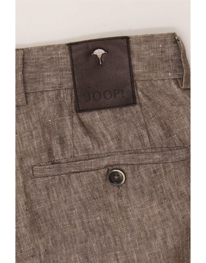 Joop Damen Slim Anzughose W32 L32 Beige