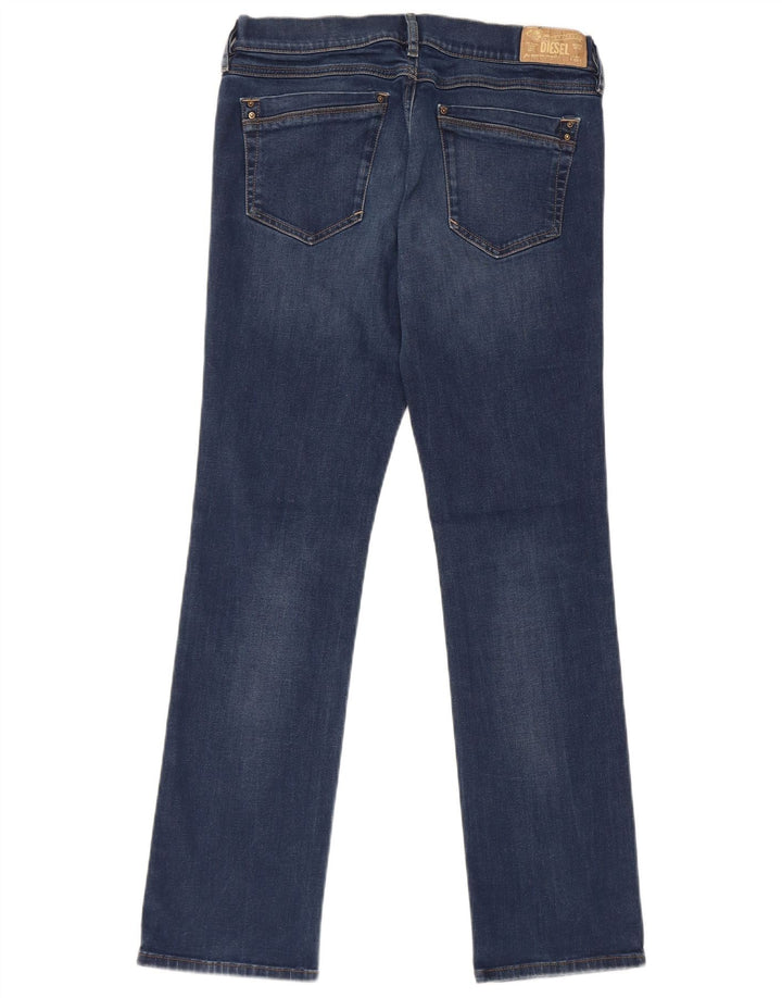 Diesel Damen Ronhoir Regular Bootcut Jeans W31 L30 Blaue Baumwolle