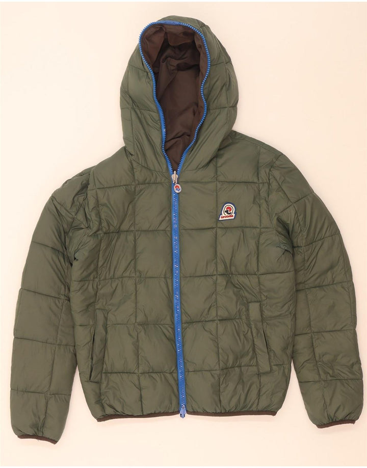 Invicta Herren Kapuzenjacke, wendbar, gepolstert, UK 40, Größe L, Braun, Polyester