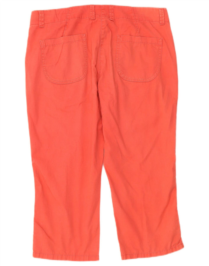 Marks & Spencer Damen Caprihose UK 12 Medium W32 Rosa Baumwolle