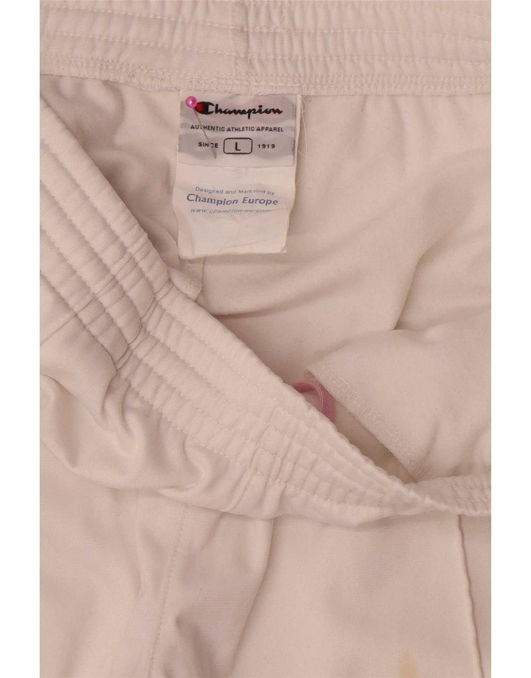 Champion Damen-Trainingshose, UK 14, Größe L, Weiß, Polyester