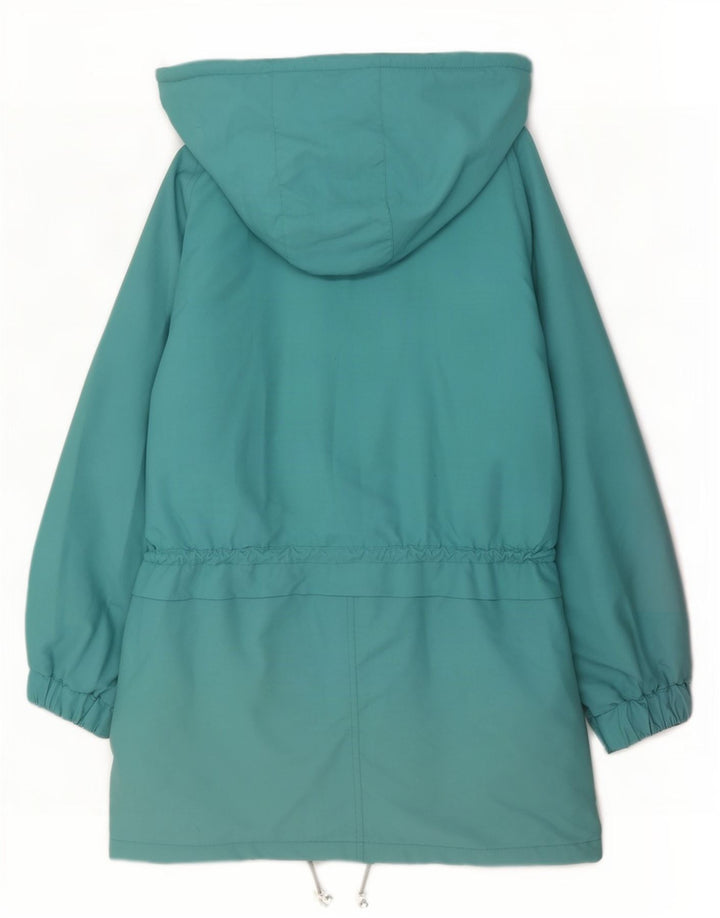 C&A Damen-Windbreaker-Mantel mit Kapuze, übergroß, EU 36, klein, Türkis