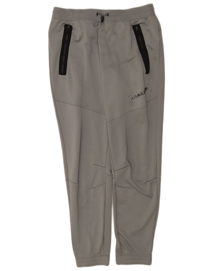 Nike Herren-Trainingshose mit Grafik, Größe L, grau, Polyester