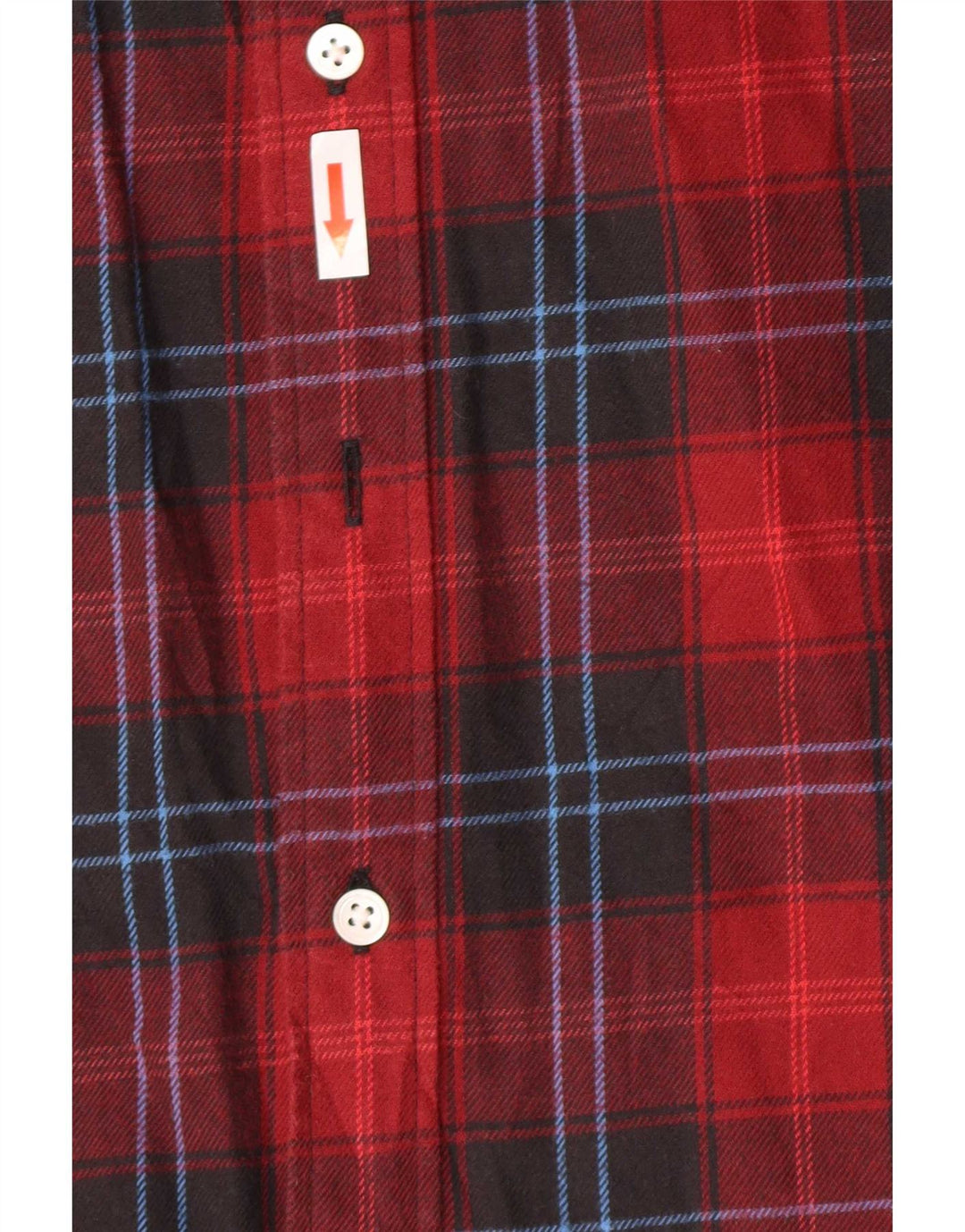 Levi's Herren-Flanellhemd, groß, rot kariert, Baumwolle