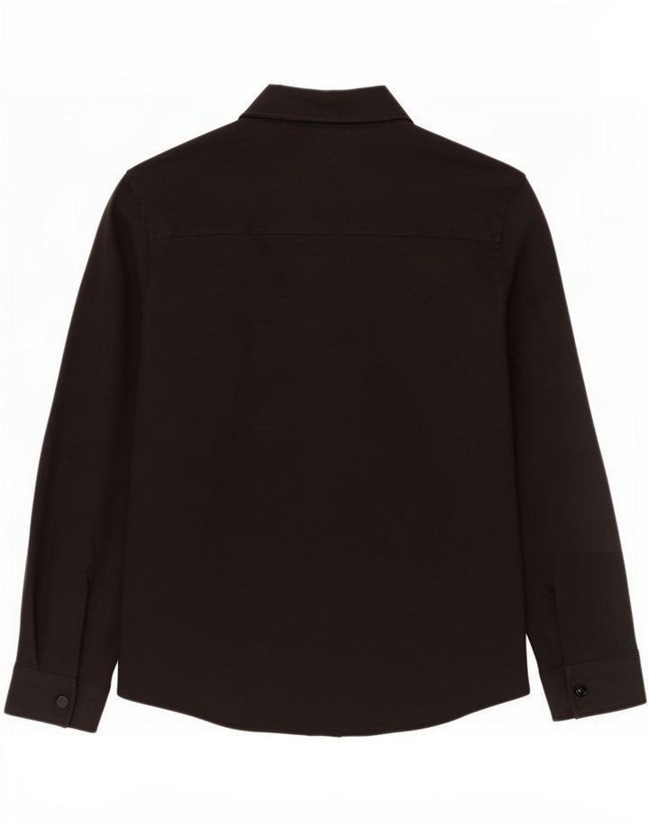 Zara Herrenhemd Small Schwarz Polyester