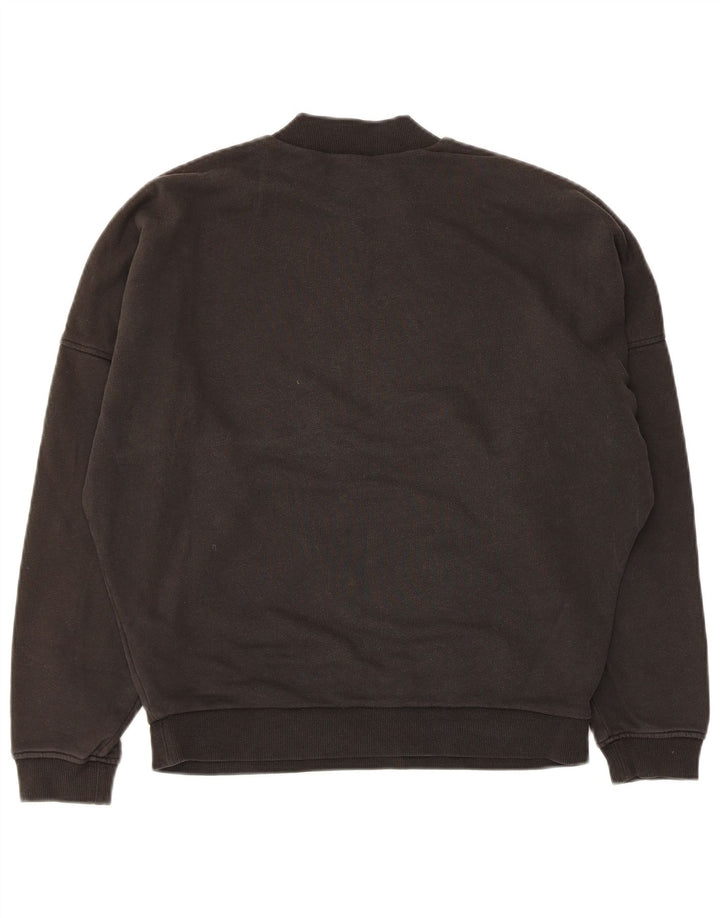 Calvin Klein Damen-Sweatshirt in Übergröße, Gr. 10, Größe S, Schwarz, Baumwolle
