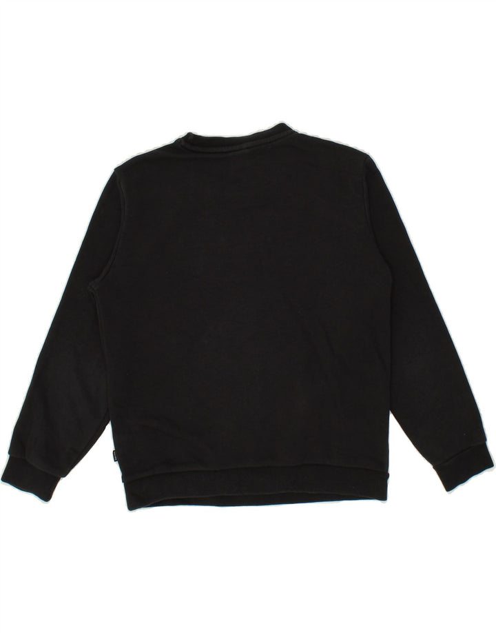 PUMA Boys Graphic Sweatshirt Jumper 11-12 Years Black Vintage Puma and Second-Hand Puma from Messina Hembry 