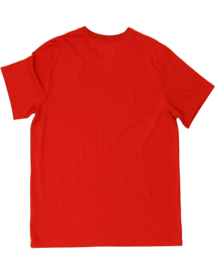 NIKE Mens Dri Fit Graphic T-Shirt Top Large Red Polyester Vintage Nike and Second-Hand Nike from Messina Hembry 