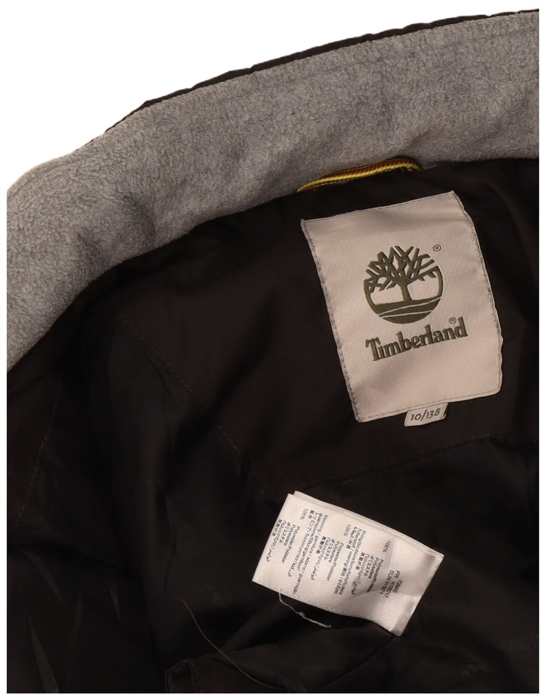 Timberland Jungen Steppjacke 9-10 Jahre Schwarz Polyester