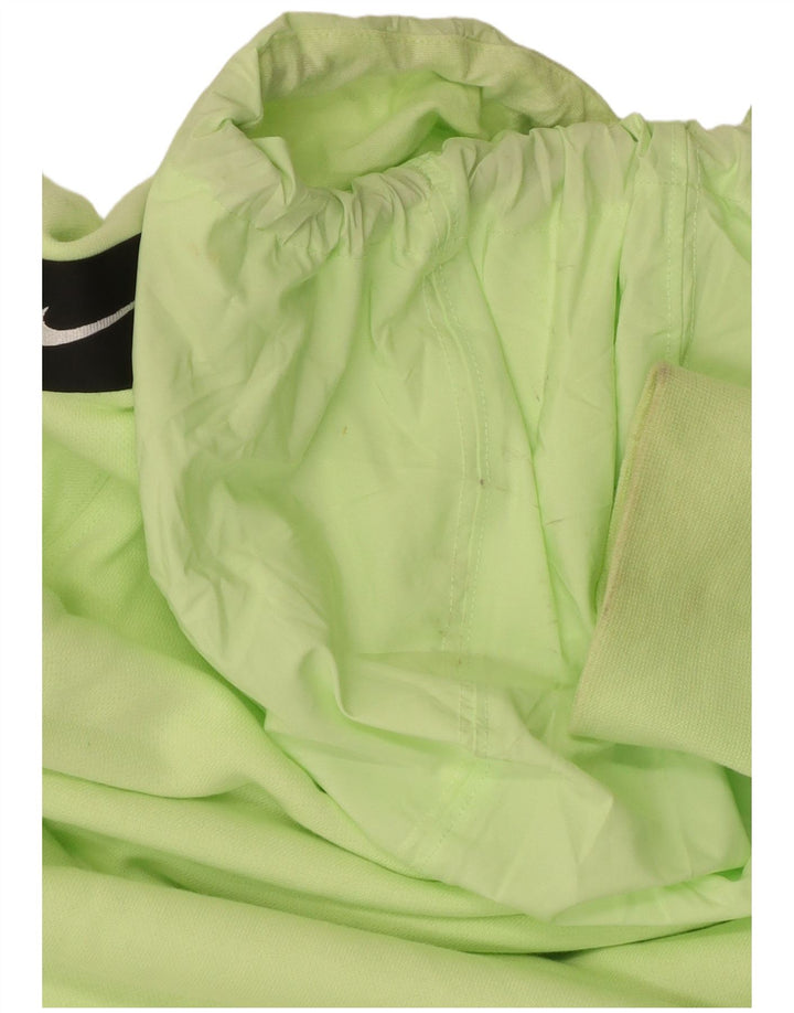 Nike Herren Kapuzenpullover, Größe S, grüne Baumwolle