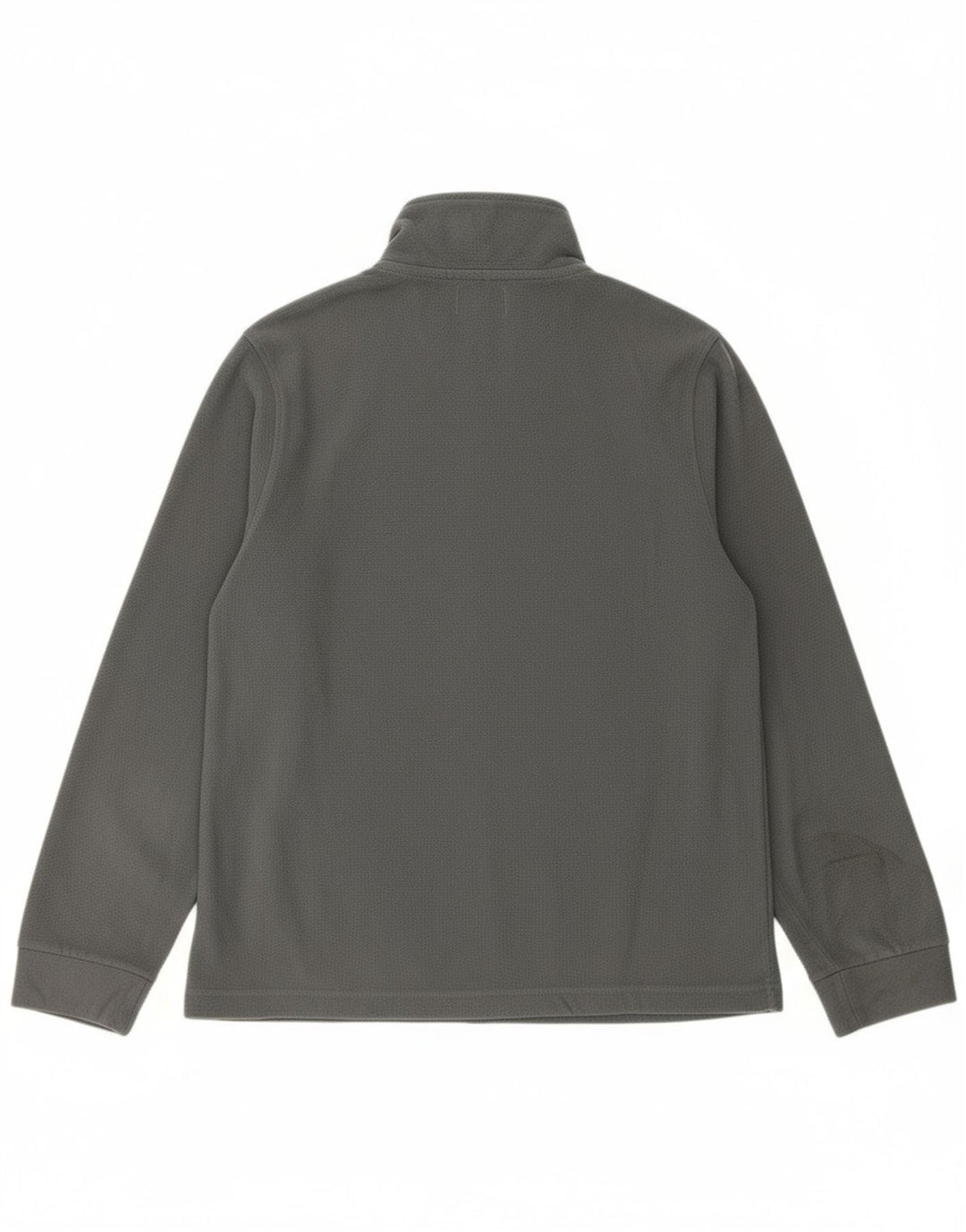 AVIREX Womens Zip Neck Fleece Jumper UK 20 2XL Grey Polyester