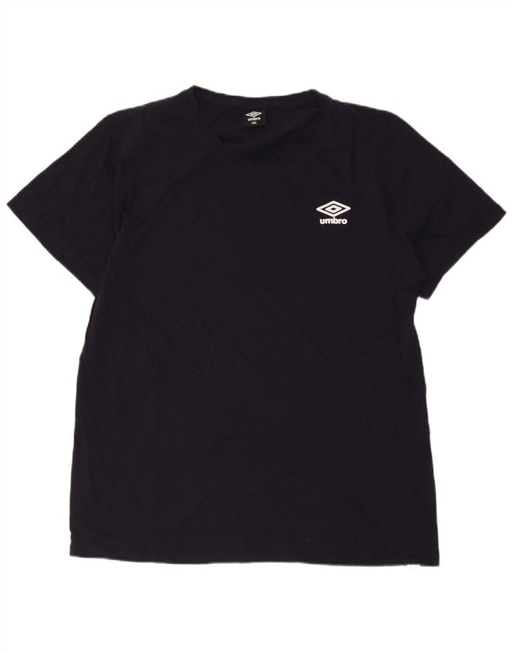 Umbro Herren T-Shirt Top 2XL Marineblau Baumwolle