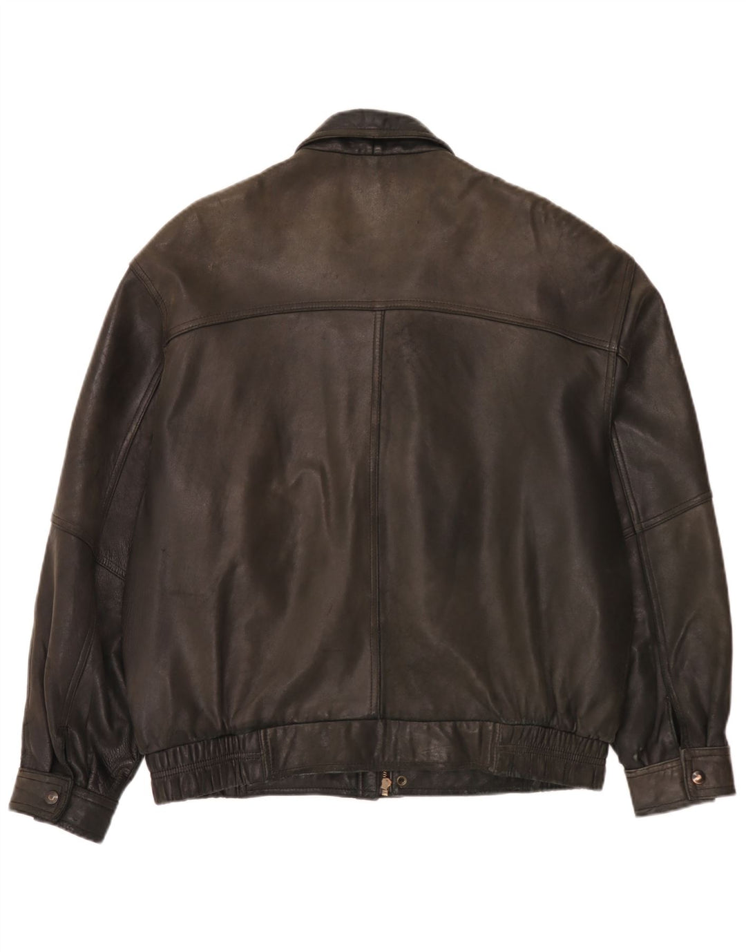 Itallo Herren Lederjacke UK 40 Large Schwarz