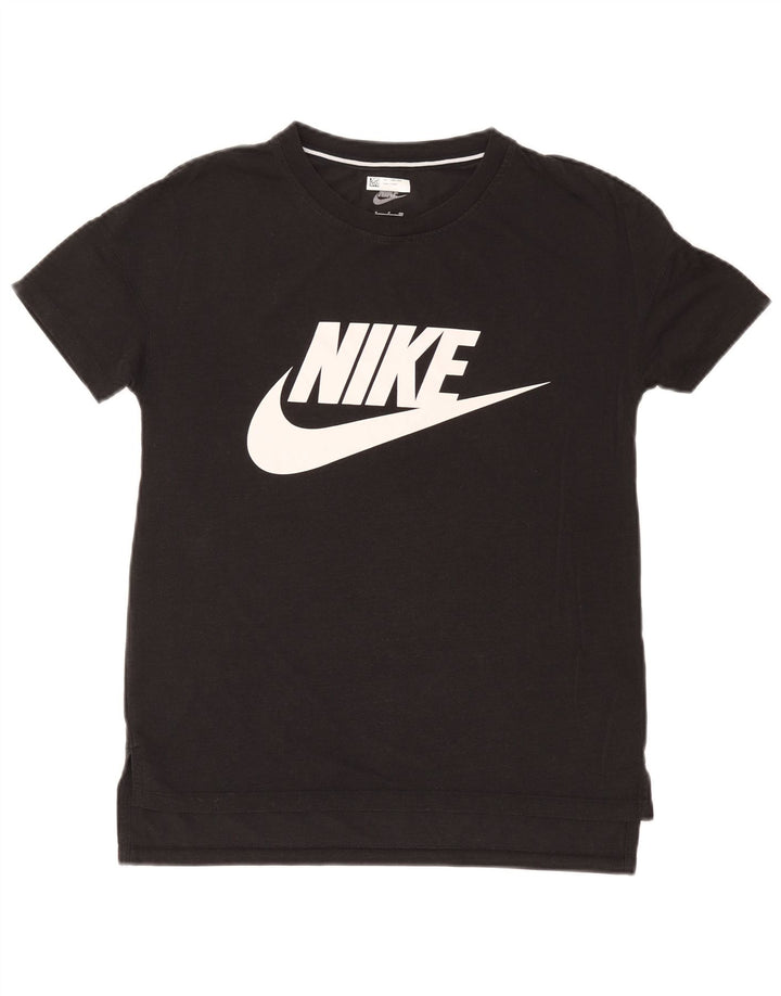 Nike Herren-T-Shirt mit Grafik, Größe S, Schwarz, Modal