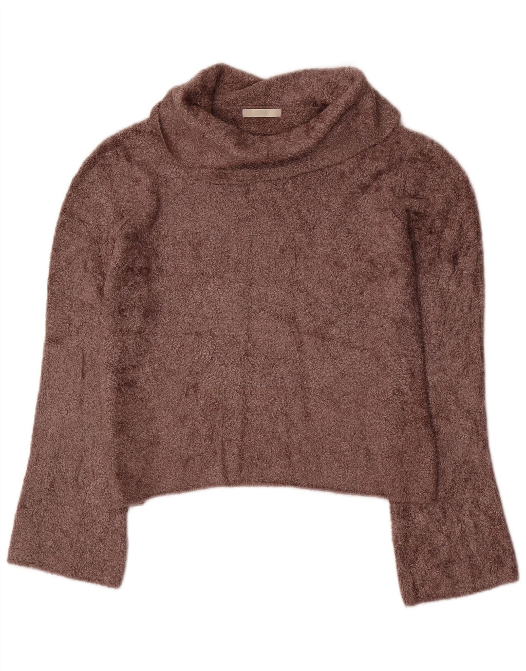 Marks & Spencer Rollkragenpullover für Damen, UK 12, mittelbraune Viskose