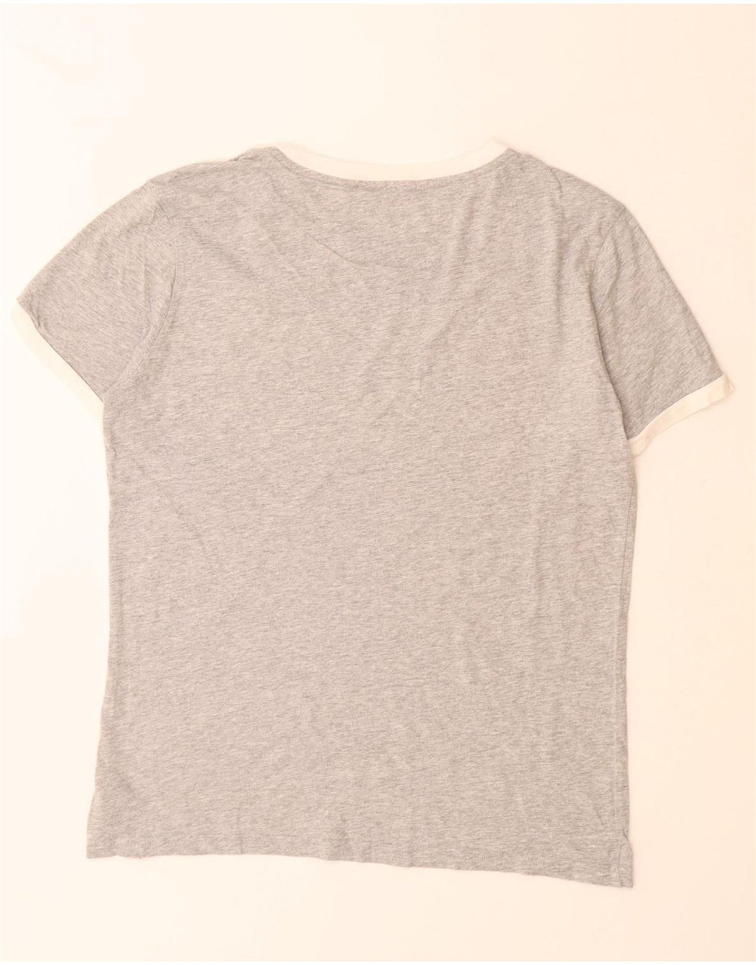 TOMMY HILFIGER Herren-T-Shirt mit Grafik, Größe S, Grau, Colourblock-Baumwolle