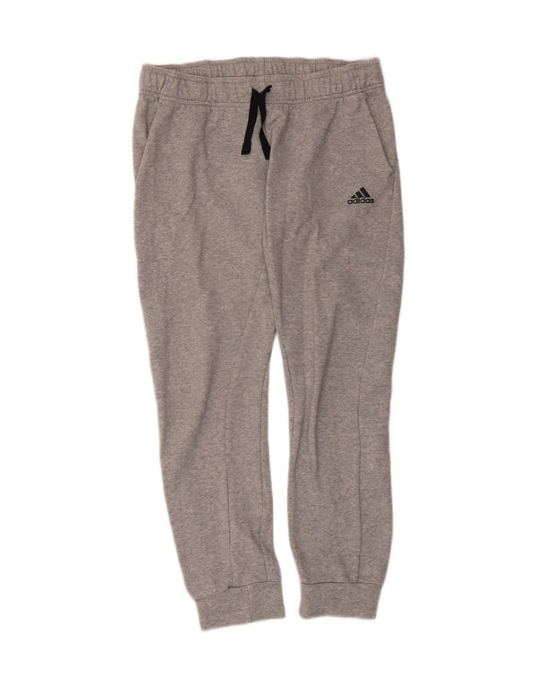 Adidas Damen Trainingshose Jogger UK 12/14 Mittelgraue Baumwolle