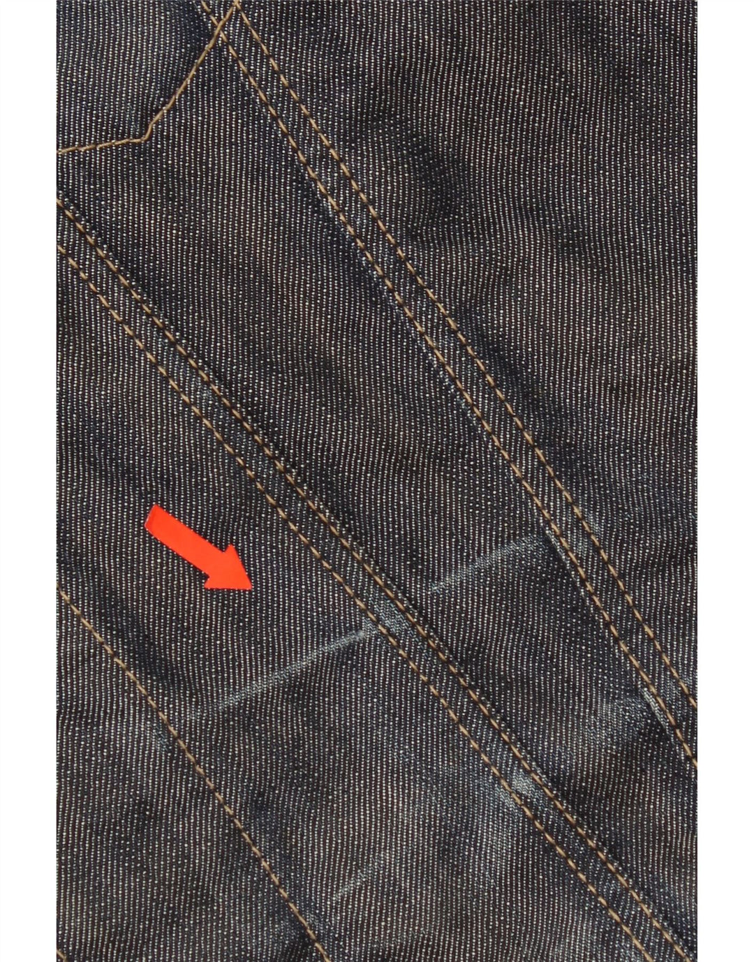 Gas Damen Jeansjacke UK 18 XL Marineblaue Baumwolle