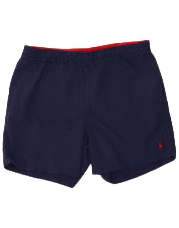 Polo Ralph Lauren Mens Swimming Shorts Large  Navy Blue Nylon