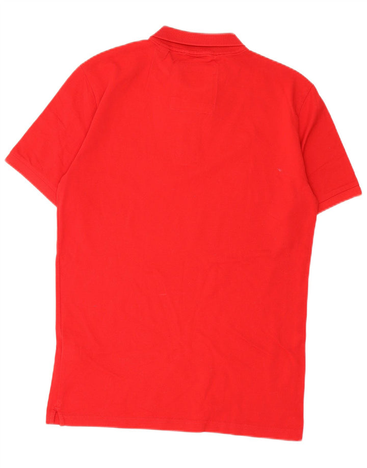 Superdry Herren-Poloshirt aus mittelroter Baumwolle