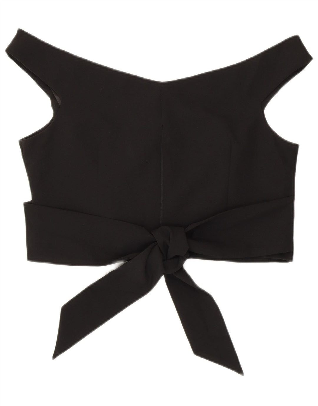 Coast Damen Crop Off Shoulder Top UK 16 Large Schwarz Polyester