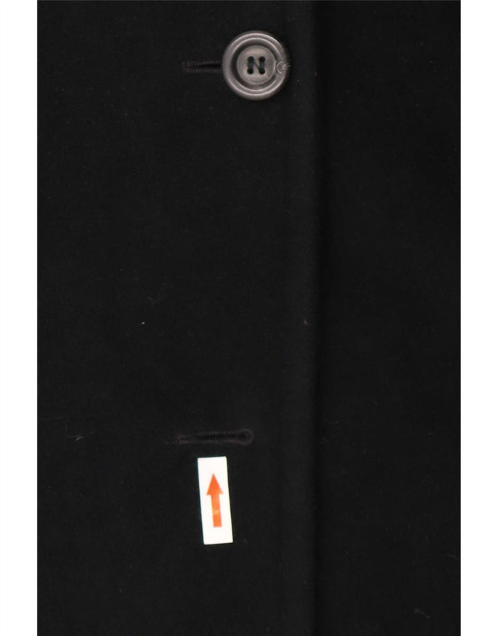 Max & Co. Damenmantel UK 14 Große schwarze Wolle