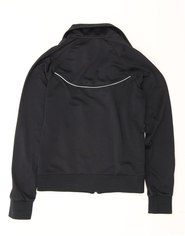 Nike Damen-Trainingsanzug-Top-Jacke, Größe S, UK 8, Schwarz, Polyester