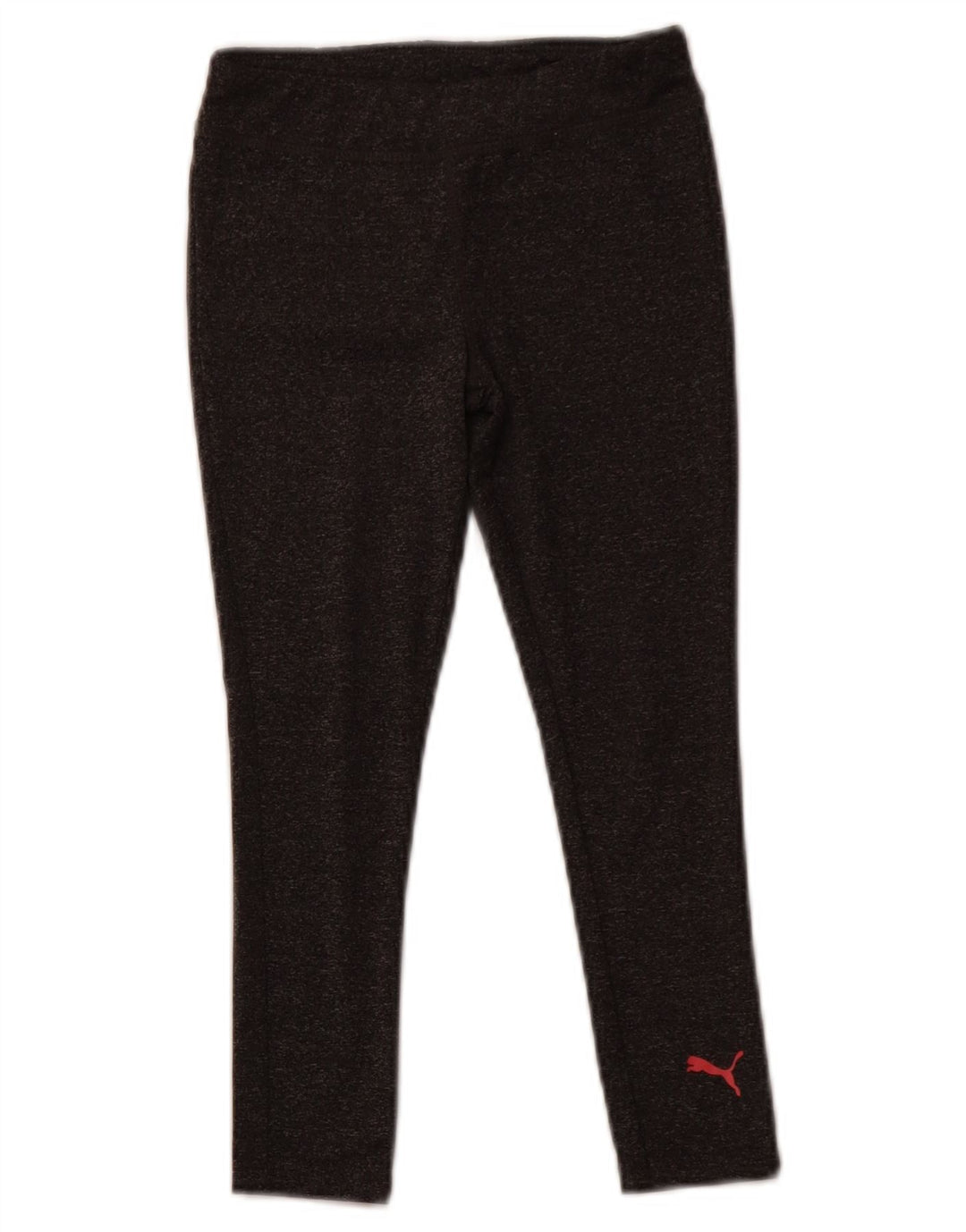 PUMA Mädchen-Leggings, 4–5 Jahre, grau meliertes Polyester