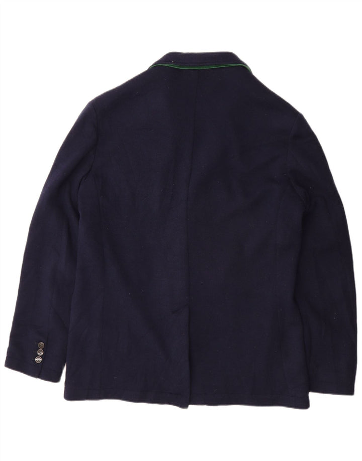 Fred Perry Herren 3-Knopf-Blazerjacke IT 42 XL Marineblaue Baumwolle