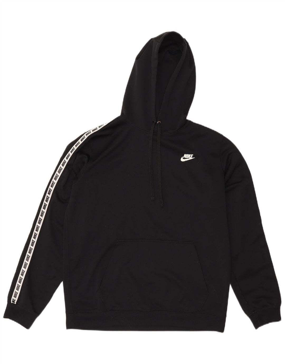 Nike Herren-Kapuzenpullover mit Grafik, Mittelschwarzes Polyester