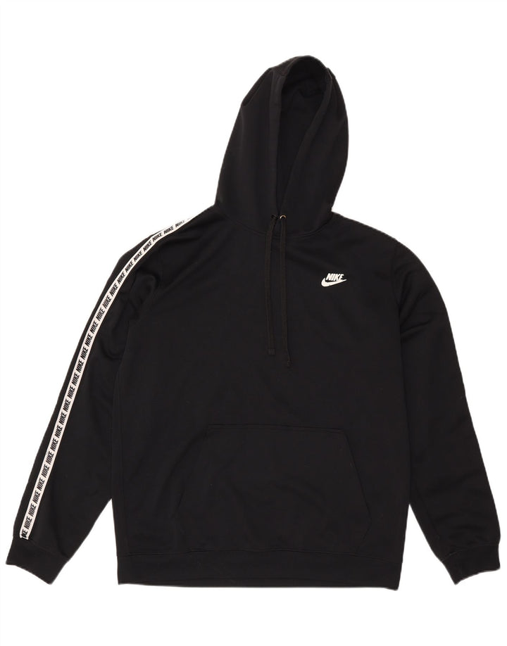 Nike Herren-Kapuzenpullover mit Grafik, Mittelschwarzes Polyester