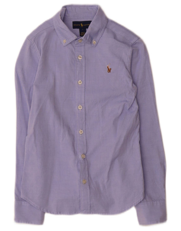 Ralph Lauren Hemd für Jungen, 6–7 Jahre, blaue Baumwolle