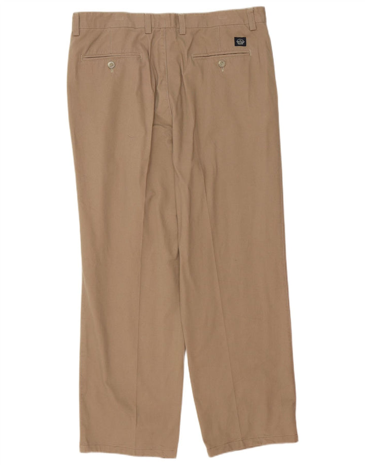 Dockers Herren Pegged Chino-Hose W38 L30 Beige Baumwolle