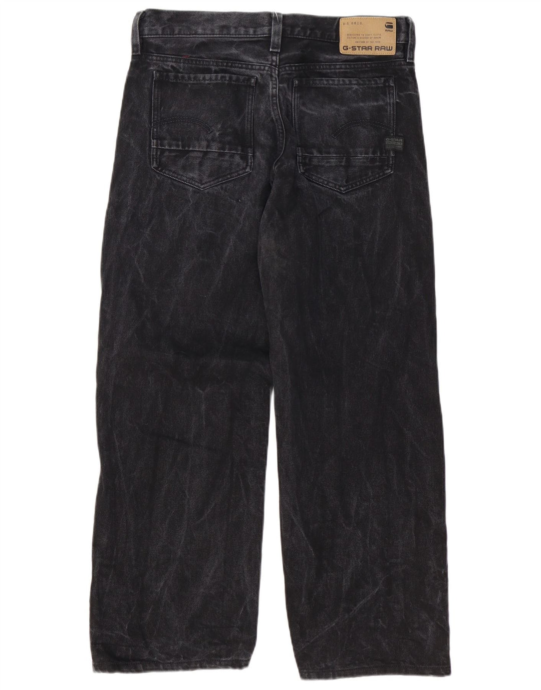 G-Star Damen Loose Jeans W32 L28 Schwarze Baumwolle