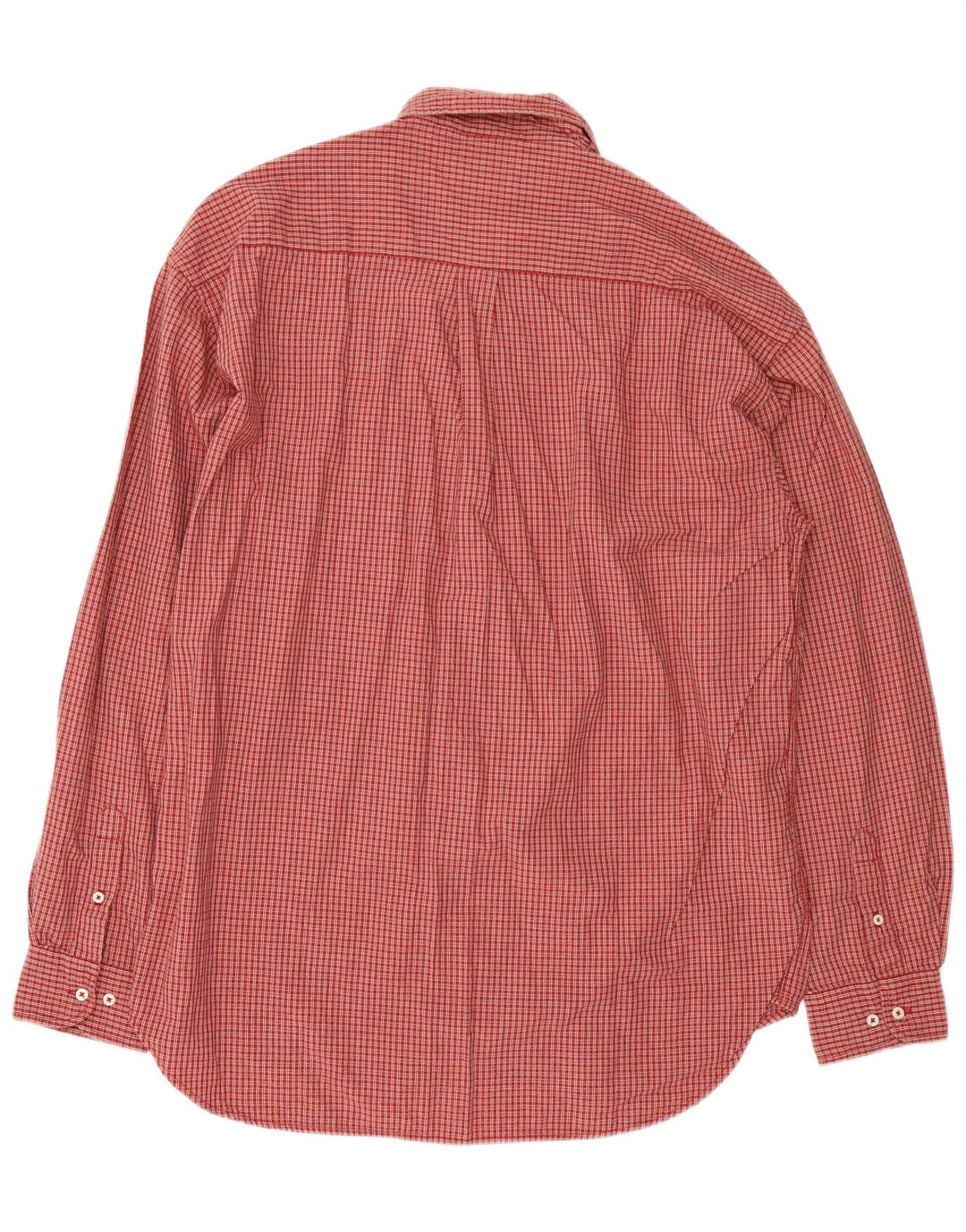Kappa Herrenhemd XL rot kariert Baumwolle