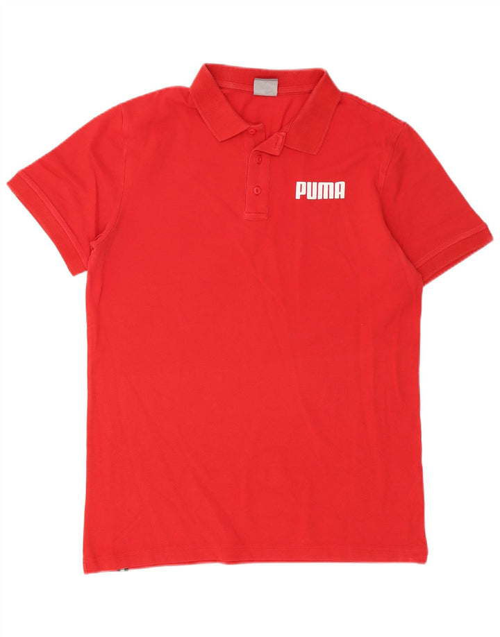 Puma Herren Poloshirt Mittelrote Baumwolle