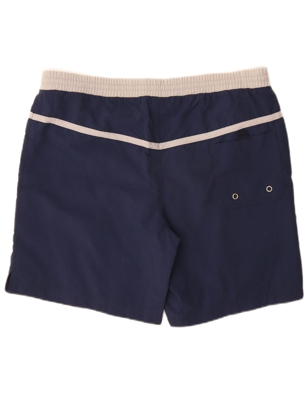 Kappa Herren-Badeshorts, groß, marineblaues Colourblock-Nylon