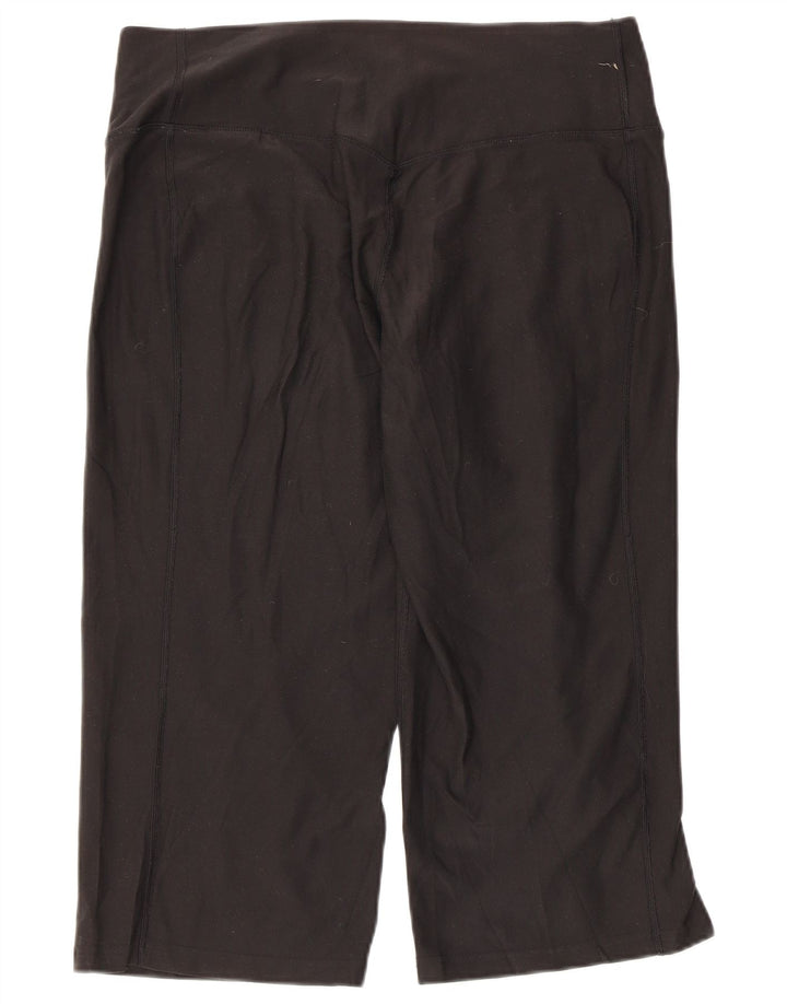 NIKE Damen Dri Fit Bermuda Sport Shorts UK 16 Large Schwarz