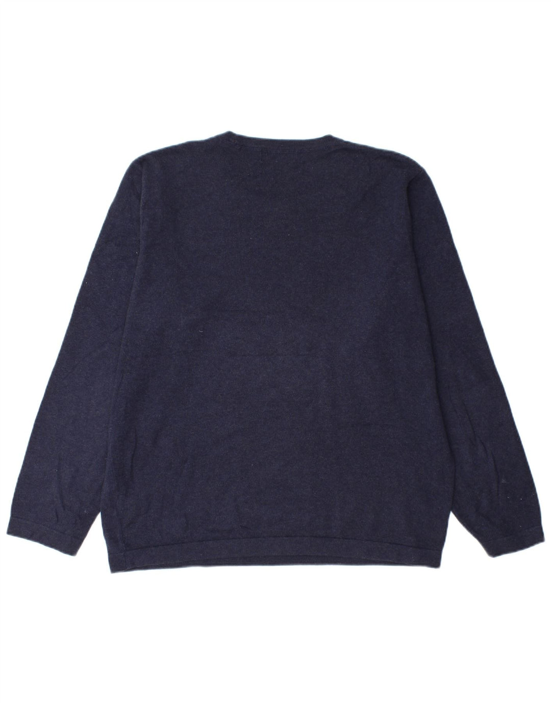 Marks & Spencer Herren Blue Harbour Pullover mit Rundhalsausschnitt, Größe L, Marineblau