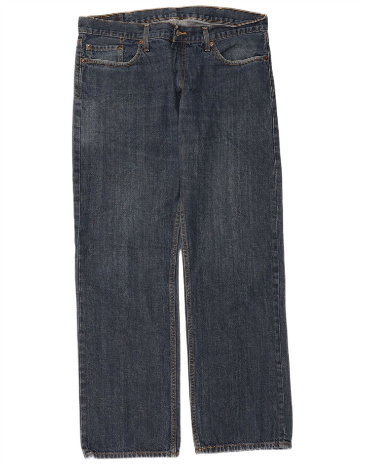 Levi's Herren 514 Straight Jeans W38 L32 Blaue Baumwolle