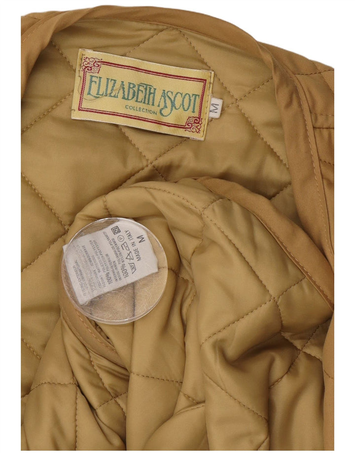Elizabeth Ascot Damen Steppweste UK 14 Medium Beige Polyester