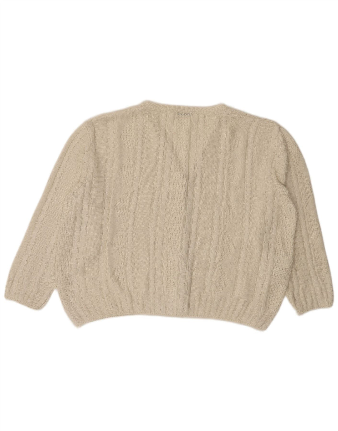 Marks & Spencer Damen-Strickjacke in Übergröße, Gr. 18, XL, Weiß