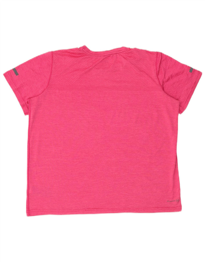 Russell Athletic Husky-T-Shirt-Oberteil für Mädchen, 14–15 Jahre, XL, rosa Nylon