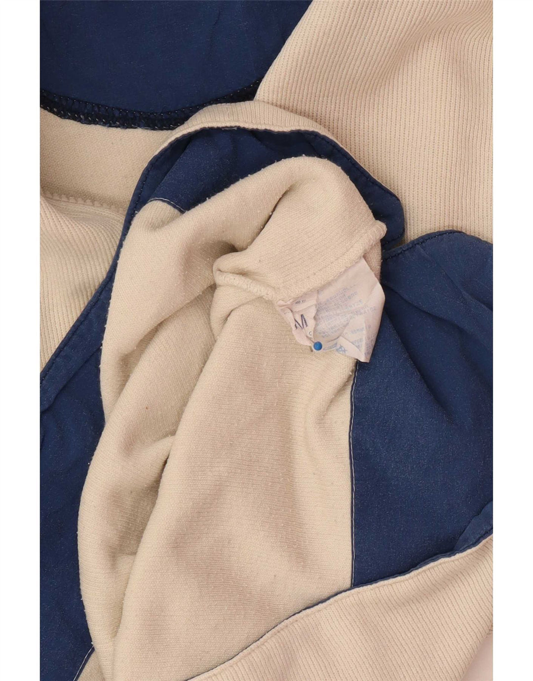 Sergio Tacchini Herren-Oberteil mit Reißverschluss, langärmlig, mittelbeige Baumwolle